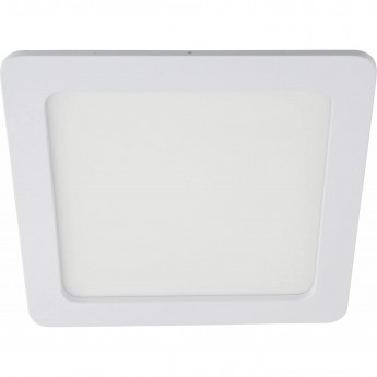 Квадратный даунлайт встраиваемый ECOLA LED DOWNLIGHT 2022 DQRD15ELC с креплением под любое отверстие (50-160mm) 15W 220V 6500K 175x20