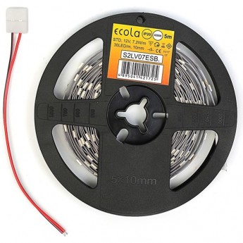Однотонная светодиодная лента ECOLA LED STRIP PRO P2LW05ESB на катушке 5м